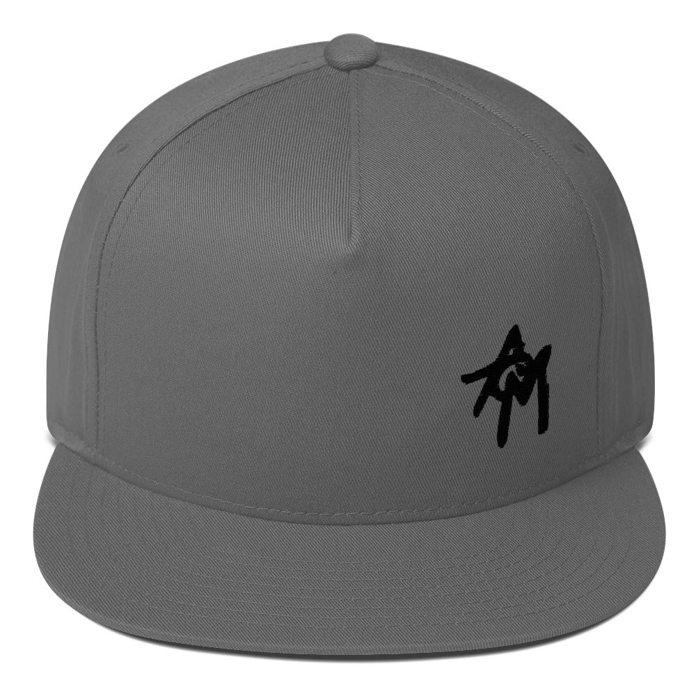 Flat Bill Cap AOM Logo