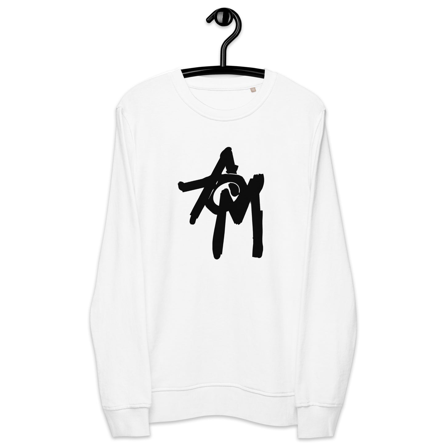 Unisex organic sweatshirt AOM Black Logo