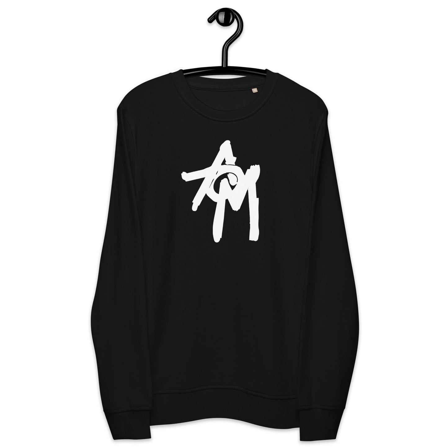 Unisex organic sweatshirt AOM White Logo