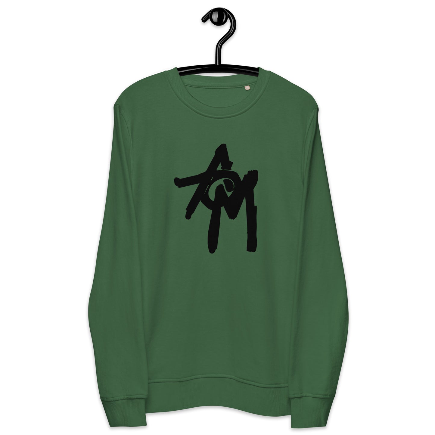 Unisex organic sweatshirt AOM Black Logo