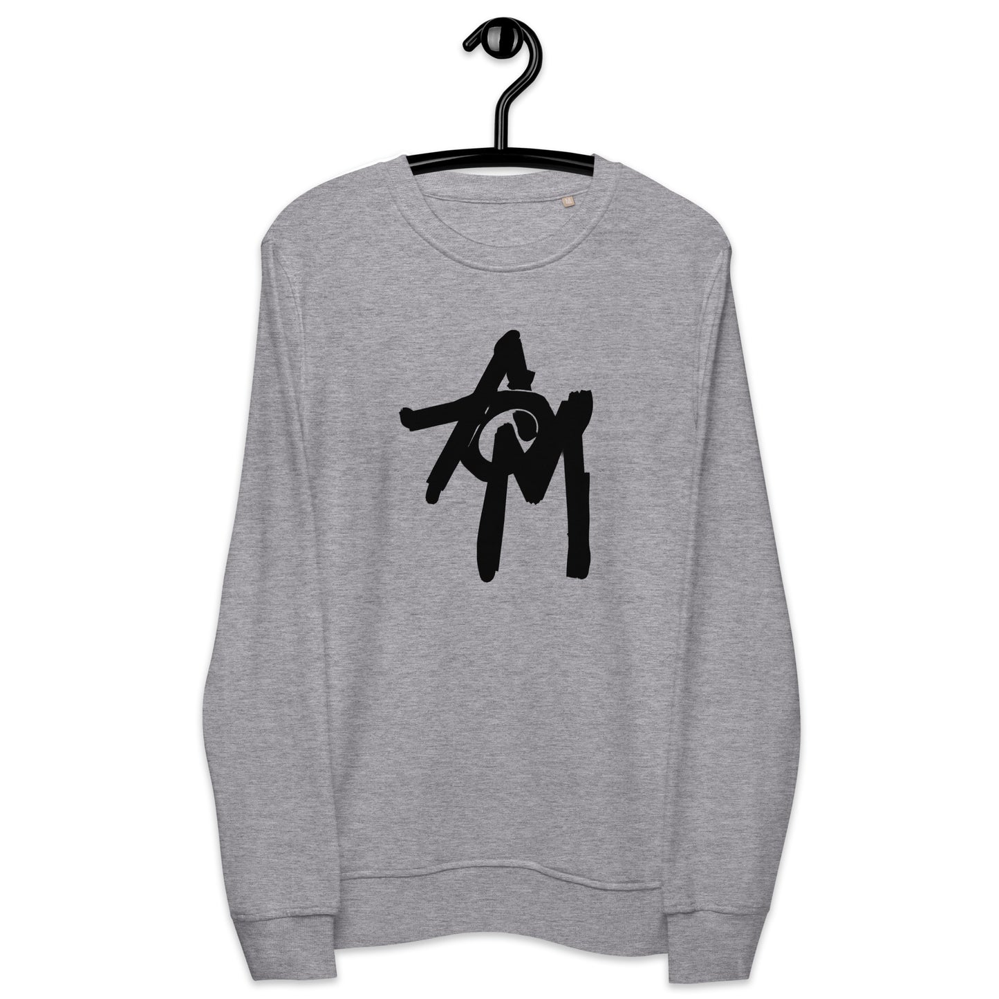 Unisex organic sweatshirt AOM Black Logo