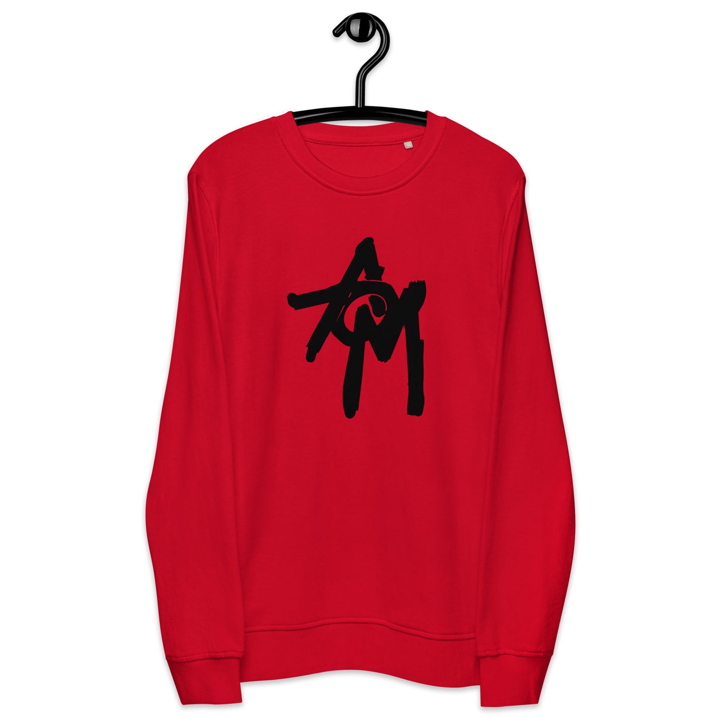 Unisex organic sweatshirt AOM Black Logo