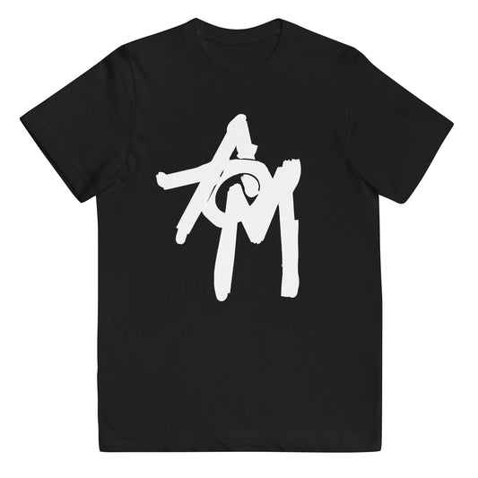 Youth jersey t-shirt AOM Logo White
