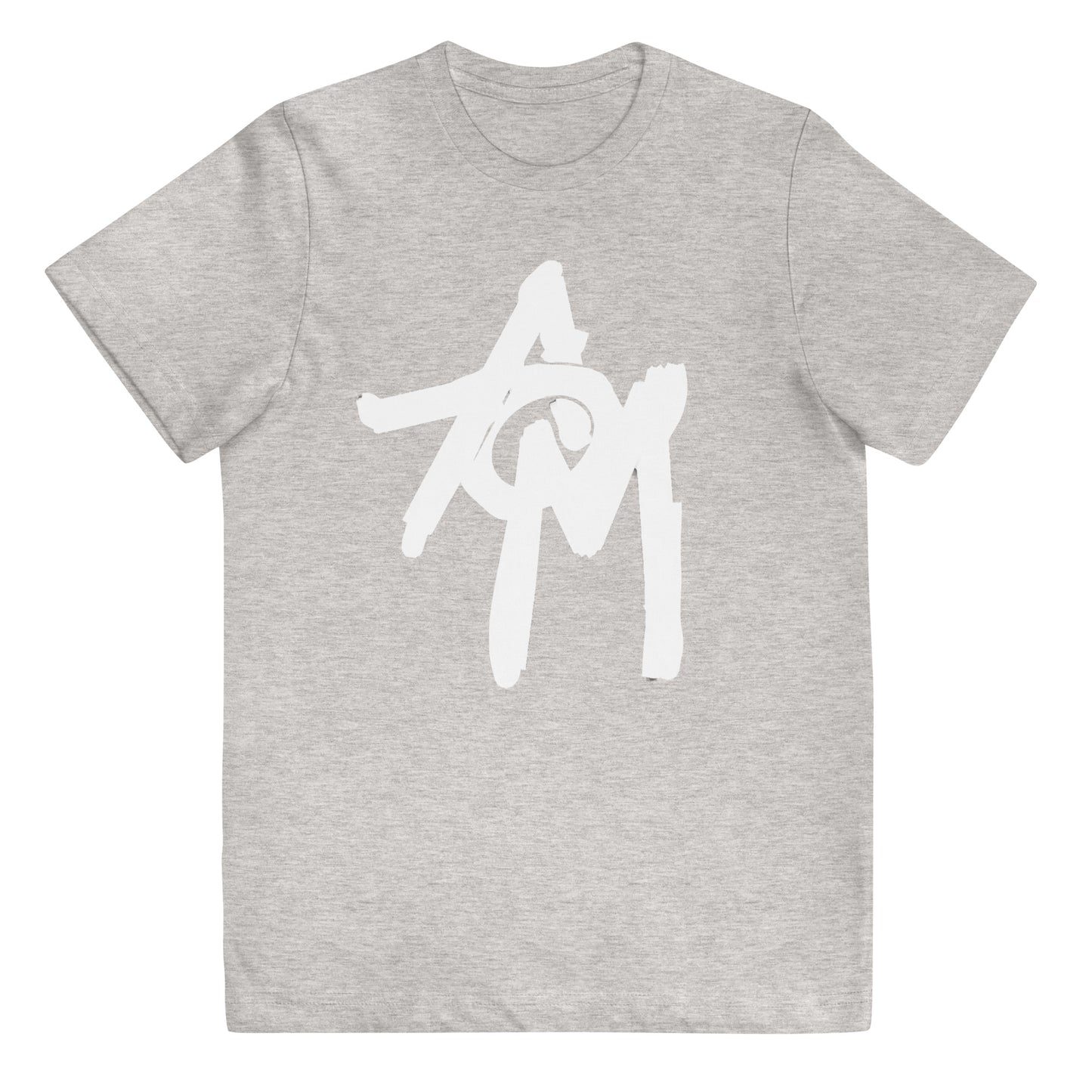 Youth jersey t-shirt AOM Logo White