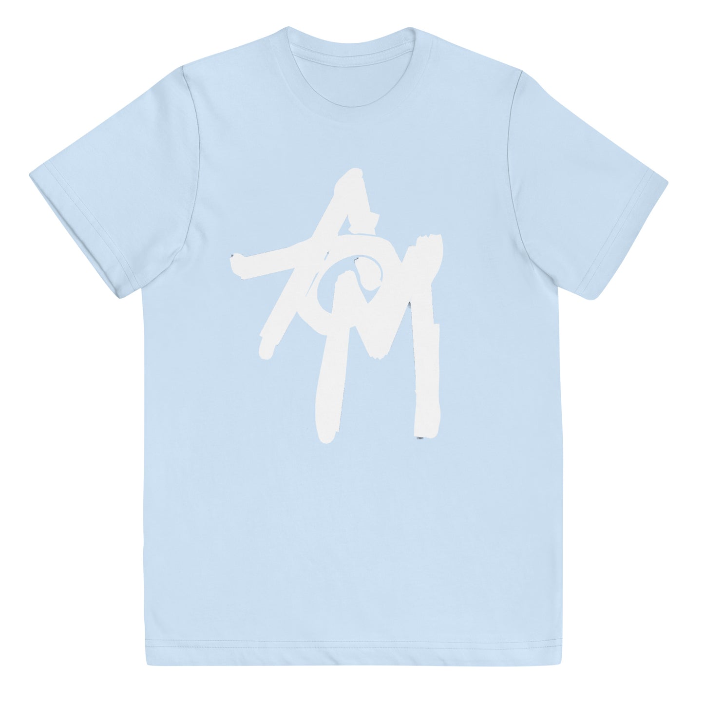 Youth jersey t-shirt AOM Logo White